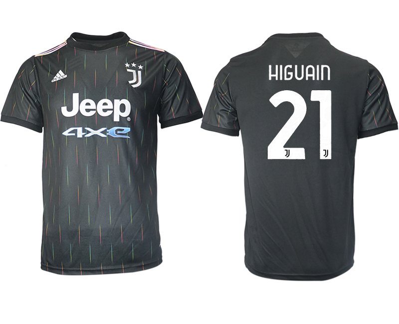 Cheap Men 2021-2022 Club Juventus away aaa version black 21 Soccer Jersey